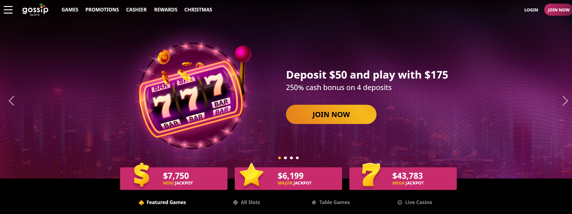 Gossip Slots
                                Casino