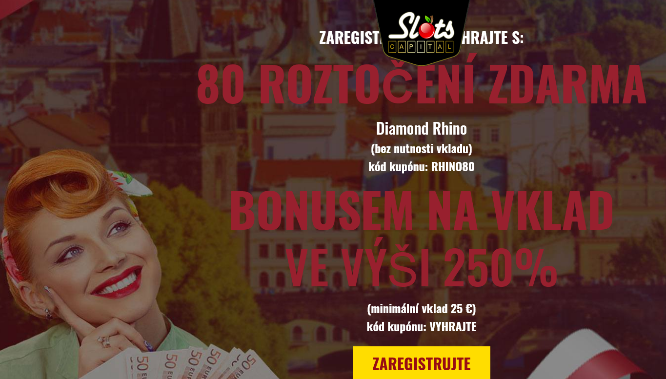 Slots Capital 80 Free Spins (Czech)