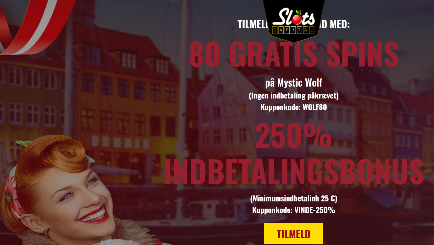 Slots Capital DK 80 Free
                                          Spins (Denmark)