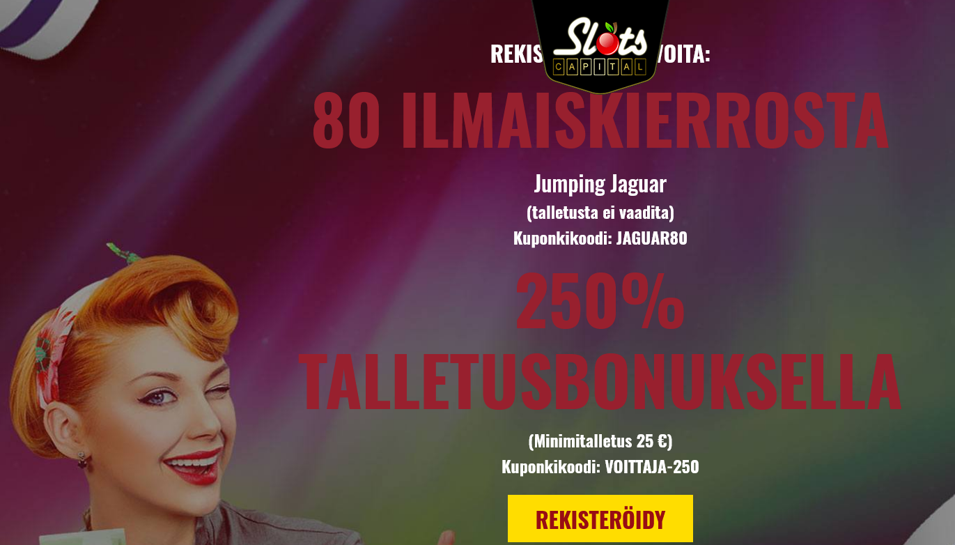 Slots Capital FI
80 Free Spins (Finland) Slots Capital FI 80 Free Spins
(Finland)