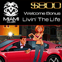 Miami Club Wheel of Chance
                                        II 50 Free Spins