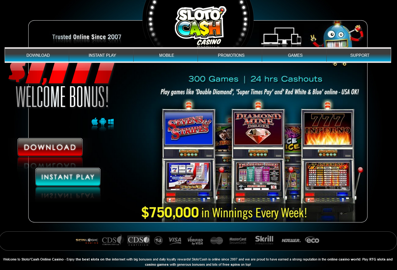 Sloto
                                        Cash Casino